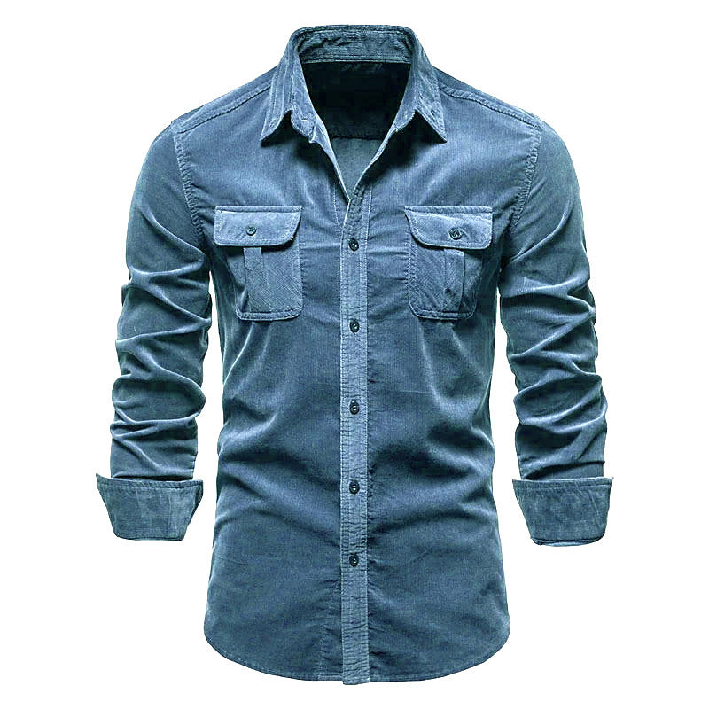 Rowen - Chemise simple avec poches pour hommes