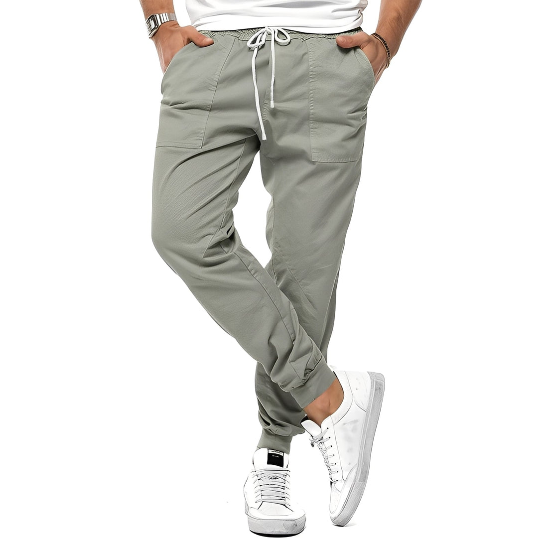 Cooper - Pantalon de sport extensible et élégant pour hommes
