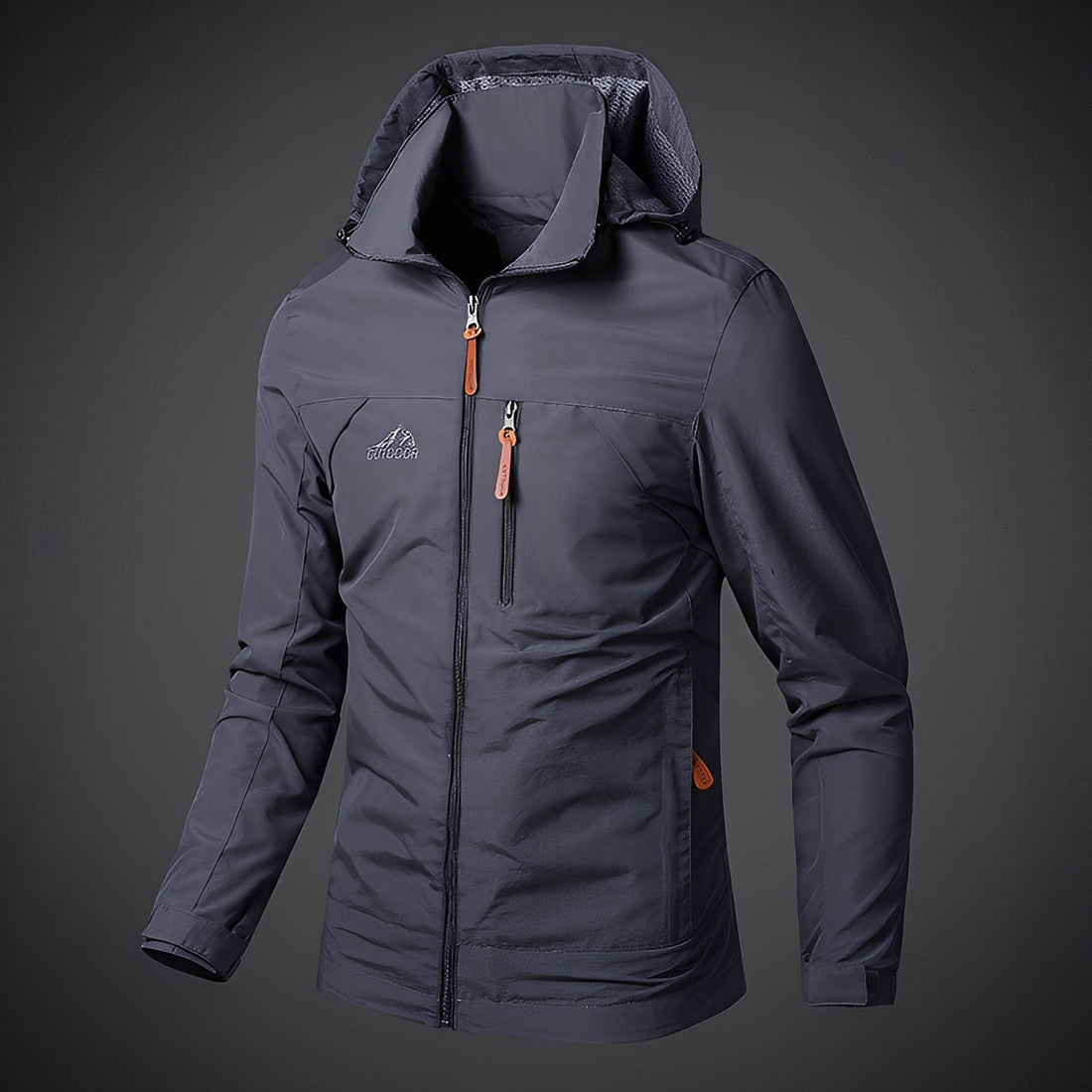 Finnegan - Veste décontractée d'extérieur avec capuche pour hommes