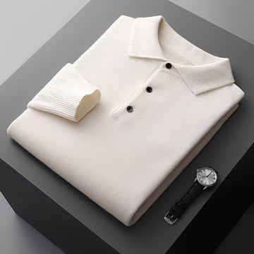 Romilly - Pull Polo en Cachemire Formel pour Hommes