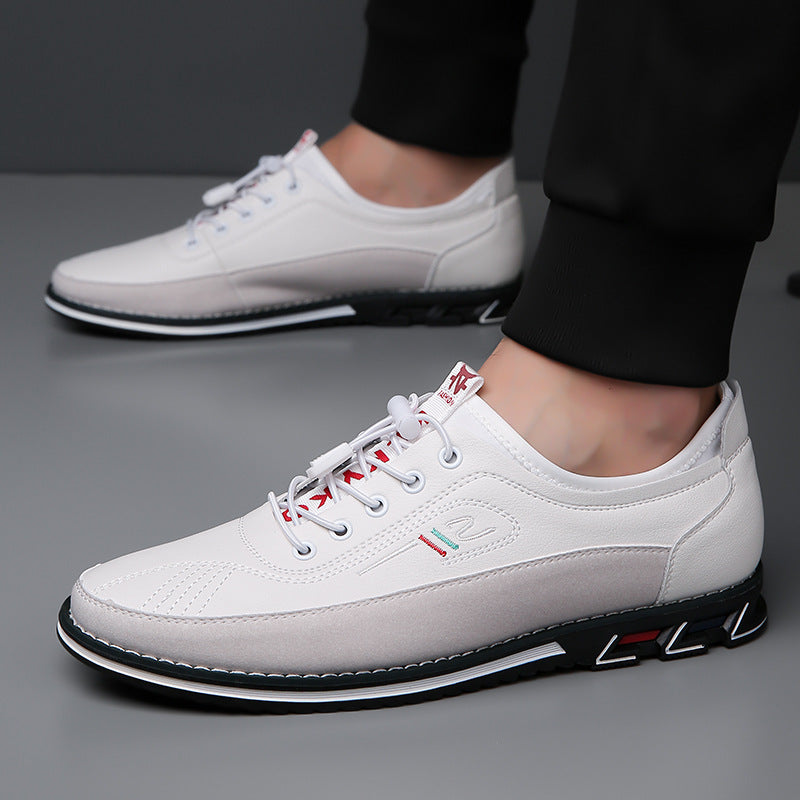 Aaron - Chaussures en cuir antidérapantes pour hommes