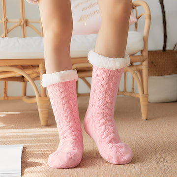Jessica - Chaussettes en peluche chaudes pour femmes et hommes