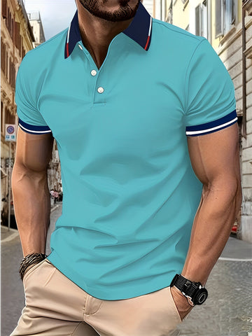 Matthew - Polo simple avec boutons pour hommes