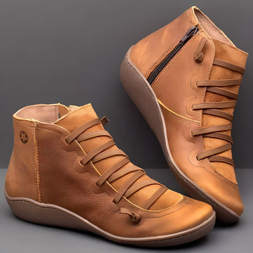 Emma - Chaussures de loisir confortables en cuir pour femmes