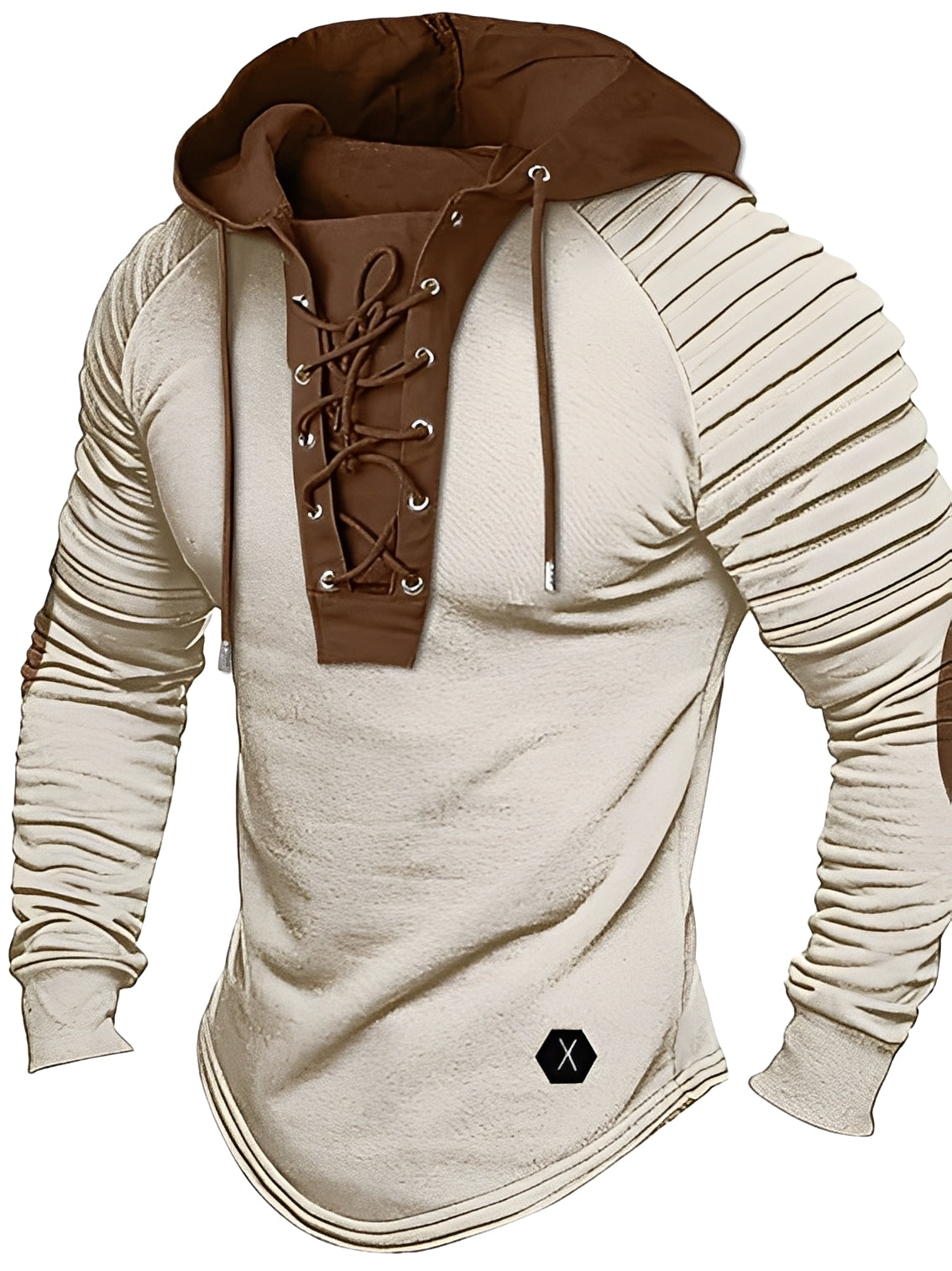 Durward - Pull en maille décontracté avec capuche pour hommes