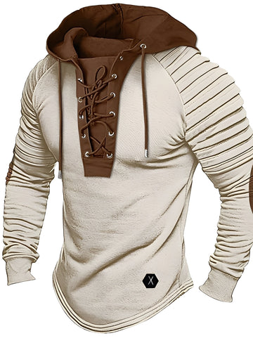 Durward - Pull en maille décontracté avec capuche pour hommes