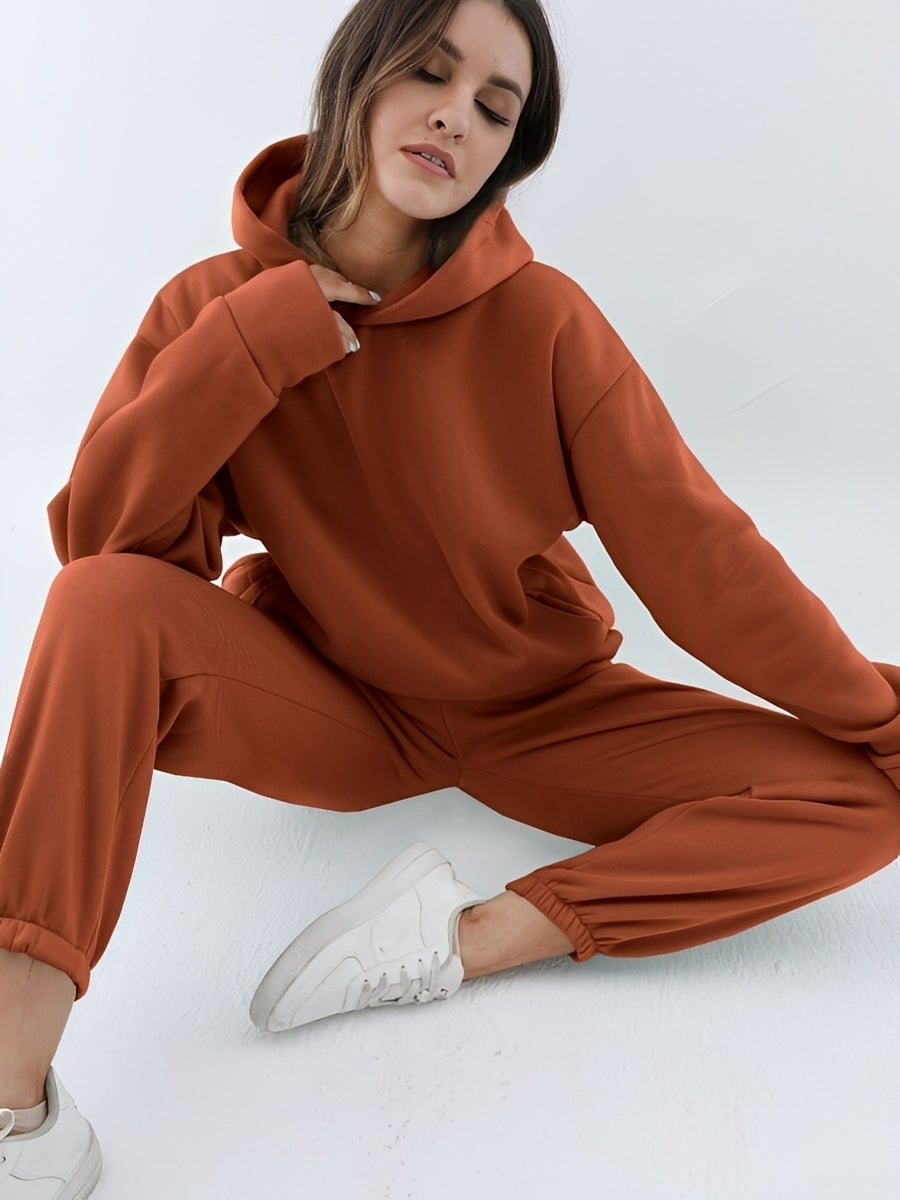 Jasmine - Ensemble de jogging ample avec capuche pour femmes
