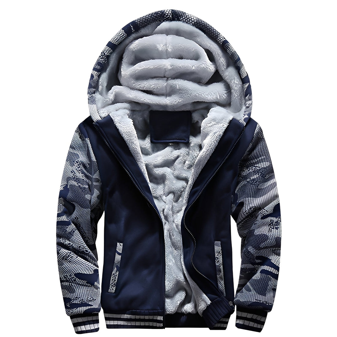 Allan - Manteau en velours doublé pour hommes