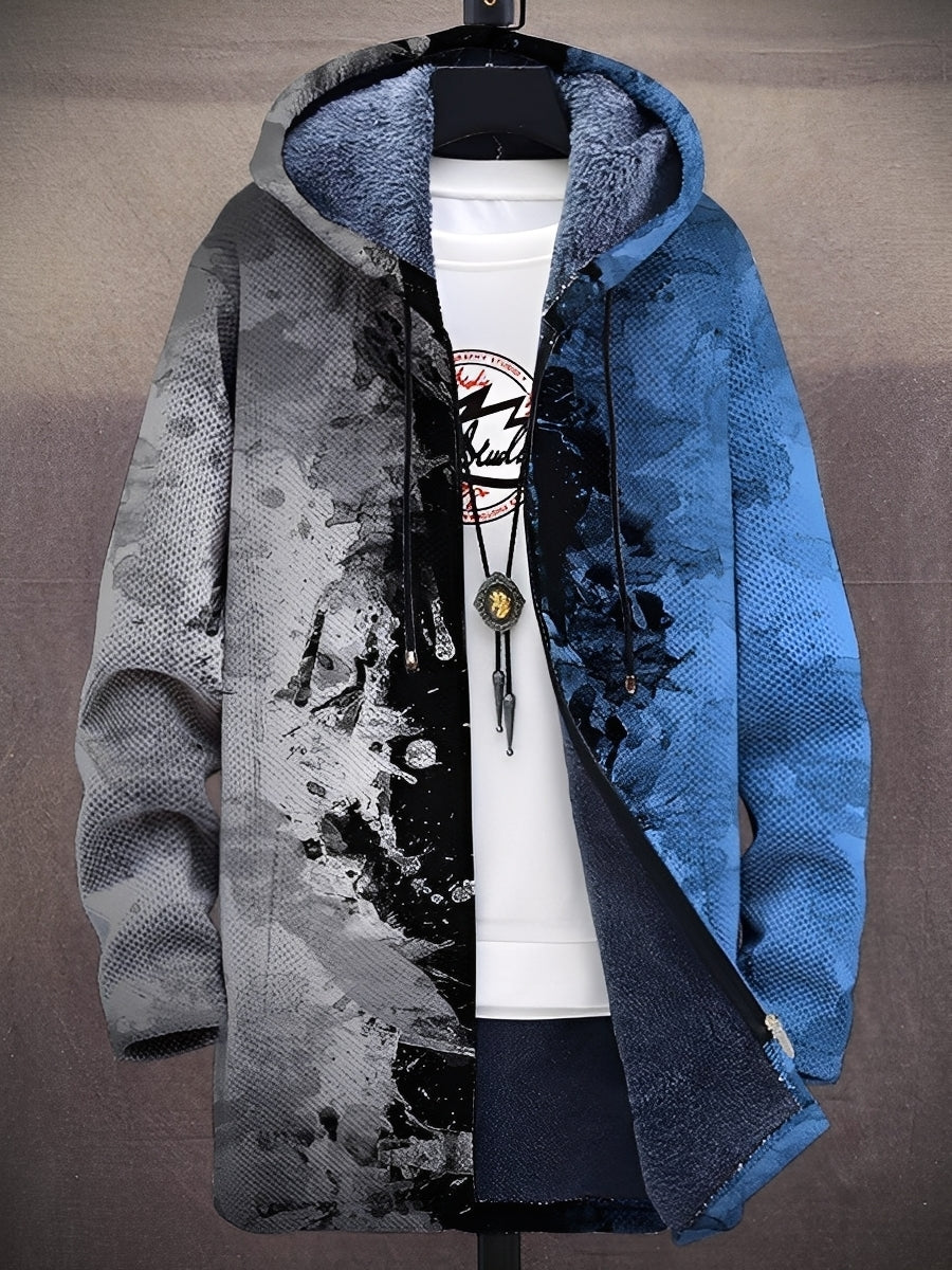 Trenton - Veste imprimée élégante à capuche pour hommes