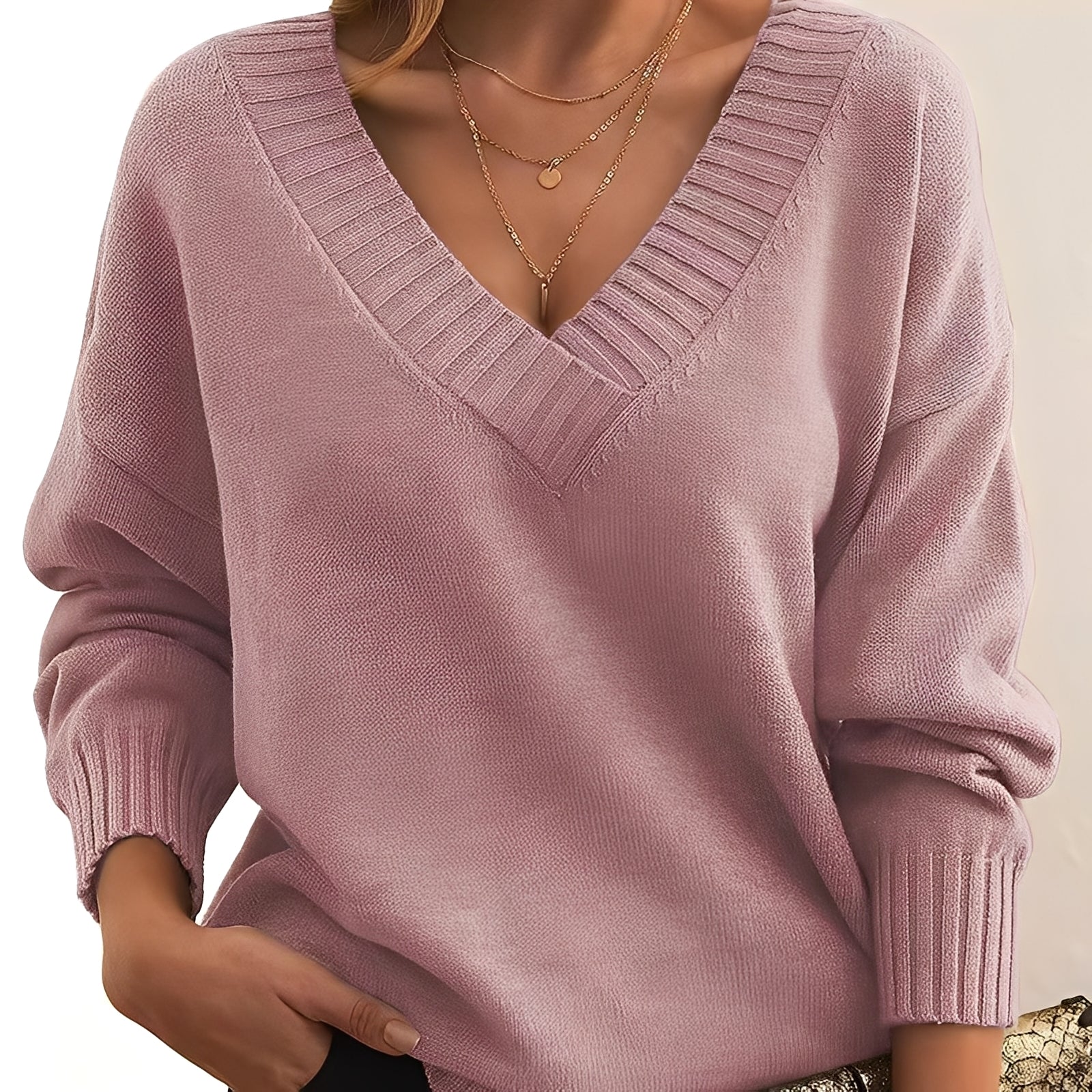 Merideth - Simple, polyvalent pull pour femmes