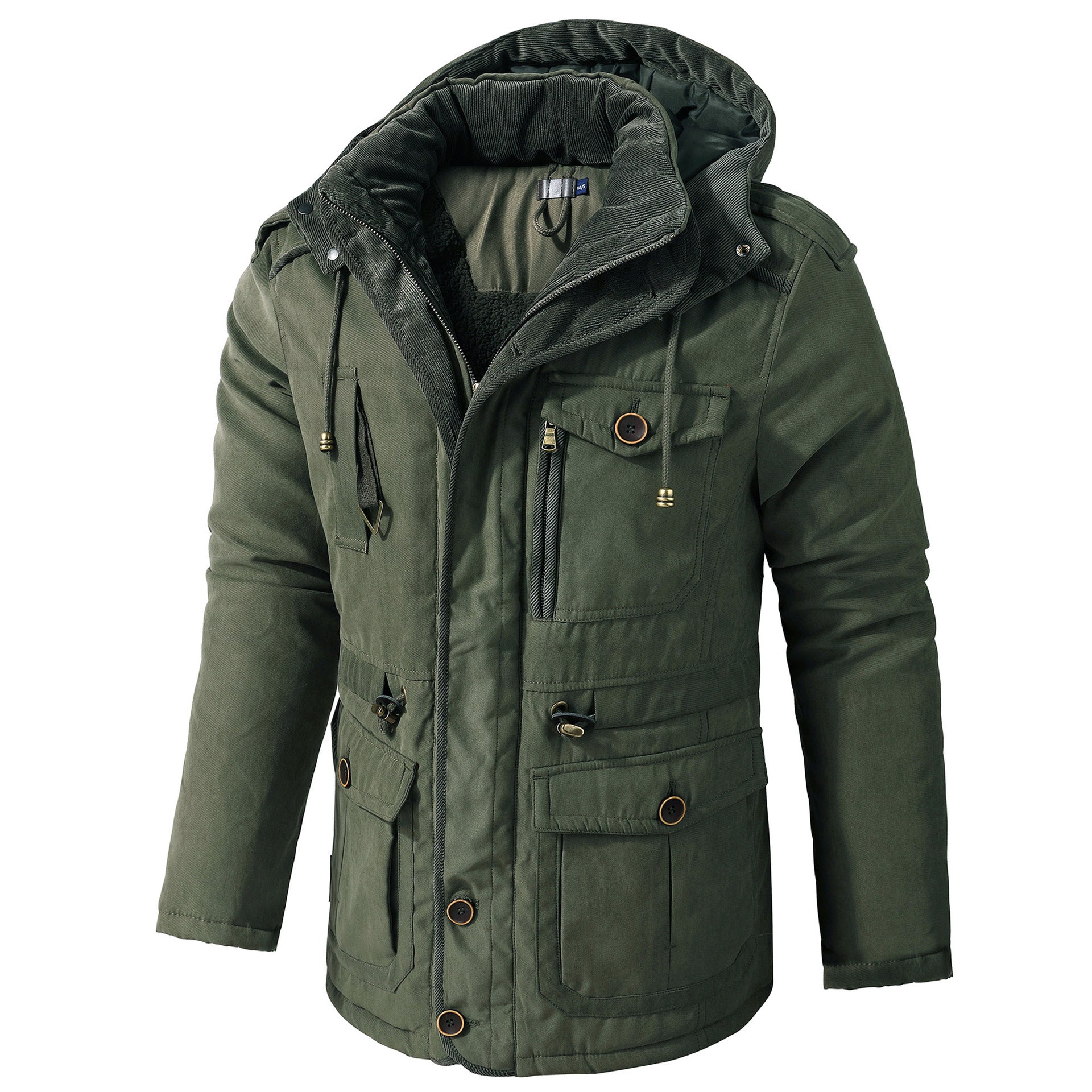 Daniel - Grosse veste d'hiver avec capuche pour hommes