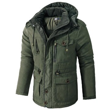 Daniel - Grosse veste d'hiver avec capuche pour hommes