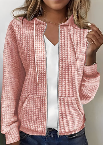 Katherine - Cardigan élégant avec capuche et poches pour femmes