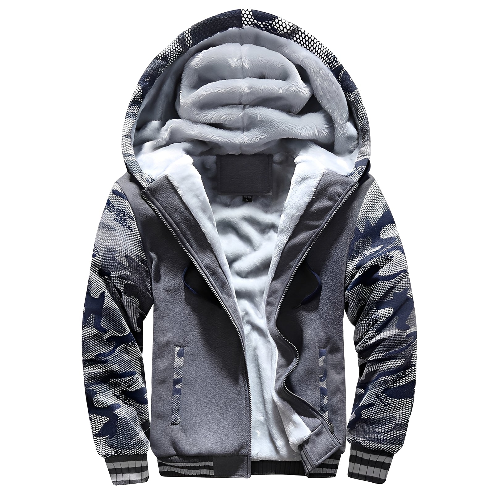 Allan - Manteau en velours doublé pour hommes