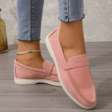 Yasmine - Chaussures classiques en daim pour femmes