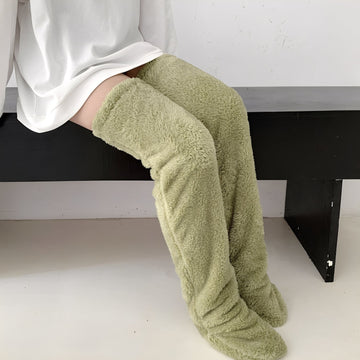 Camellia - Chaussettes d'hiver longues et chaudes pour femmes