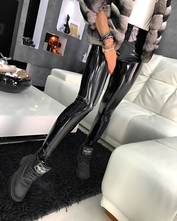 Brigita - Pantalon ajusté taille haute pour femmes
