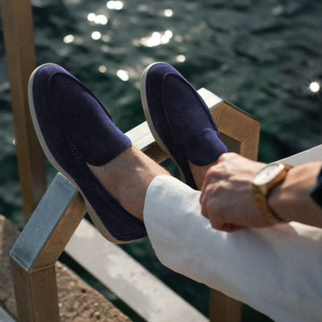 Jad - Confortables Mocassins en Daim pour Hommes