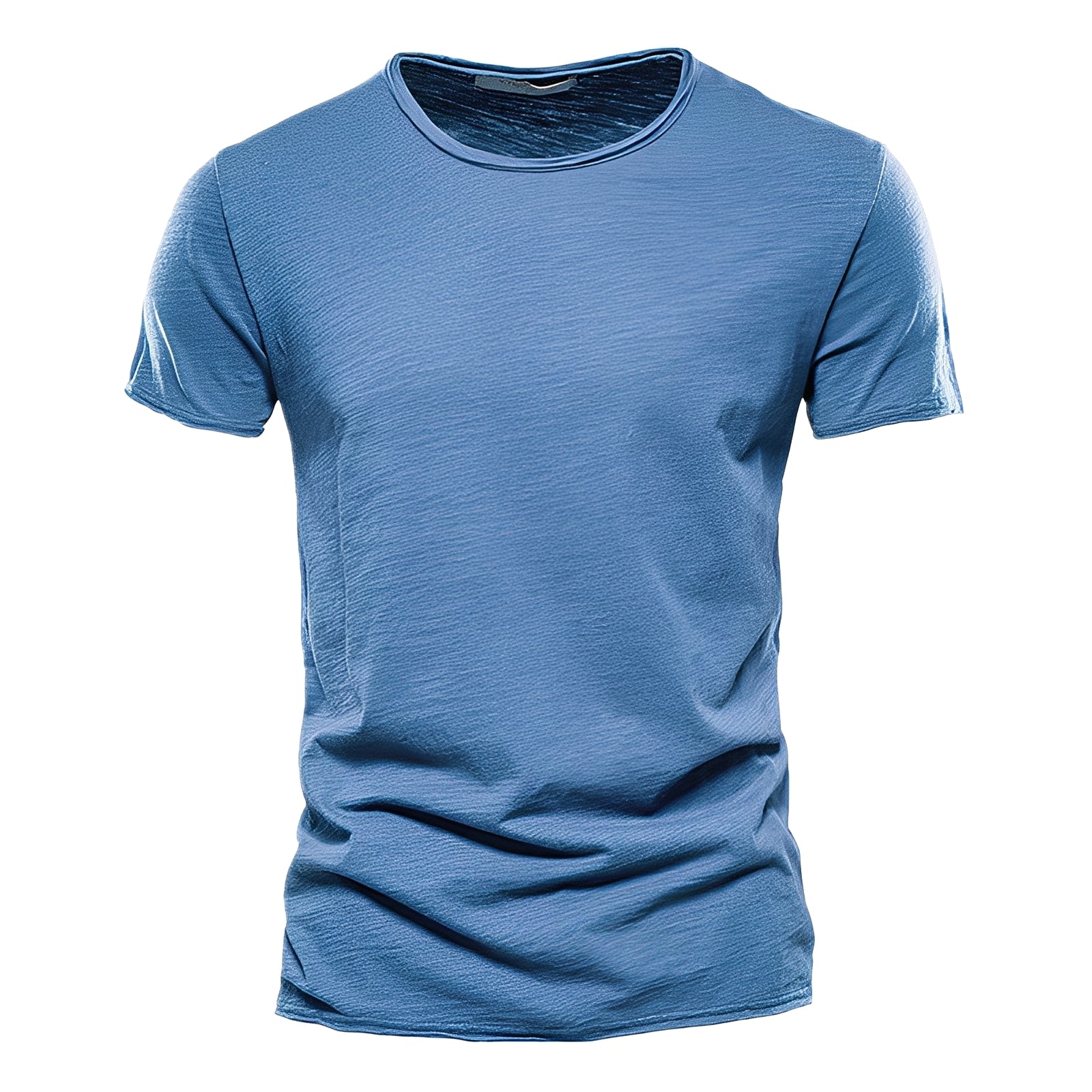 Roderick - T-shirt casual à manches courtes en coton pour hommes