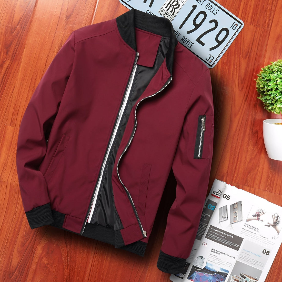 Leonard - Veste bombardier élégante pour hommes