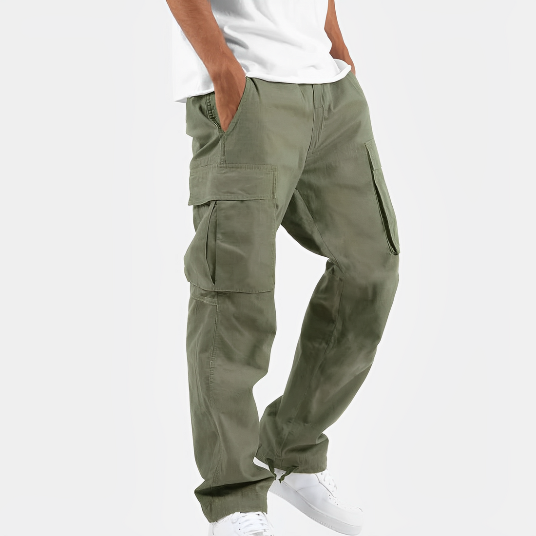 Gresham - Pantalon cargo large et décontracté pour hommes