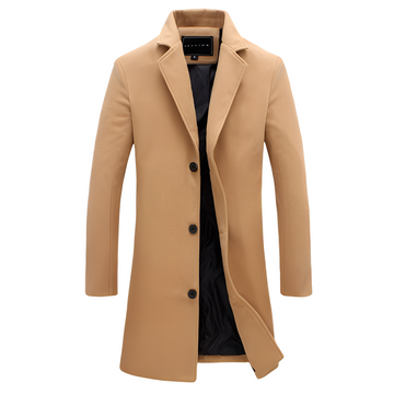 Peyton - Manteau d'hiver formel en laine pour hommes