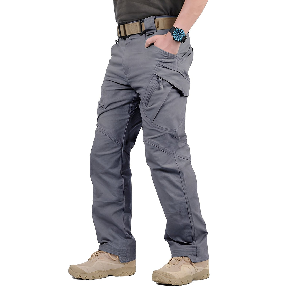Roshan - Pantalon cargo tactique décontracté pour hommes