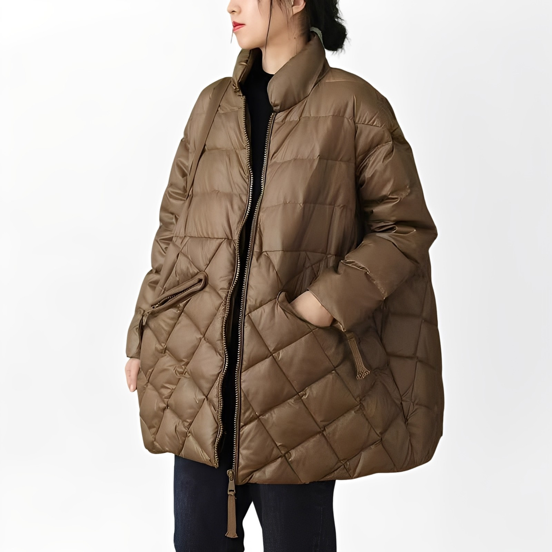 Emily - Chaude doudoune avec poches zippées pour femmes