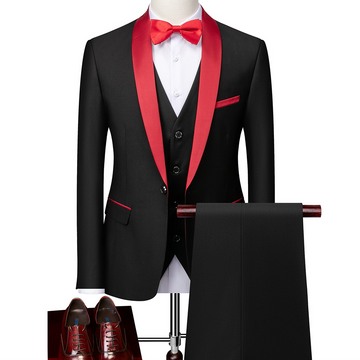 Jerald - Ensemble de costume 3 pièces pour hommes