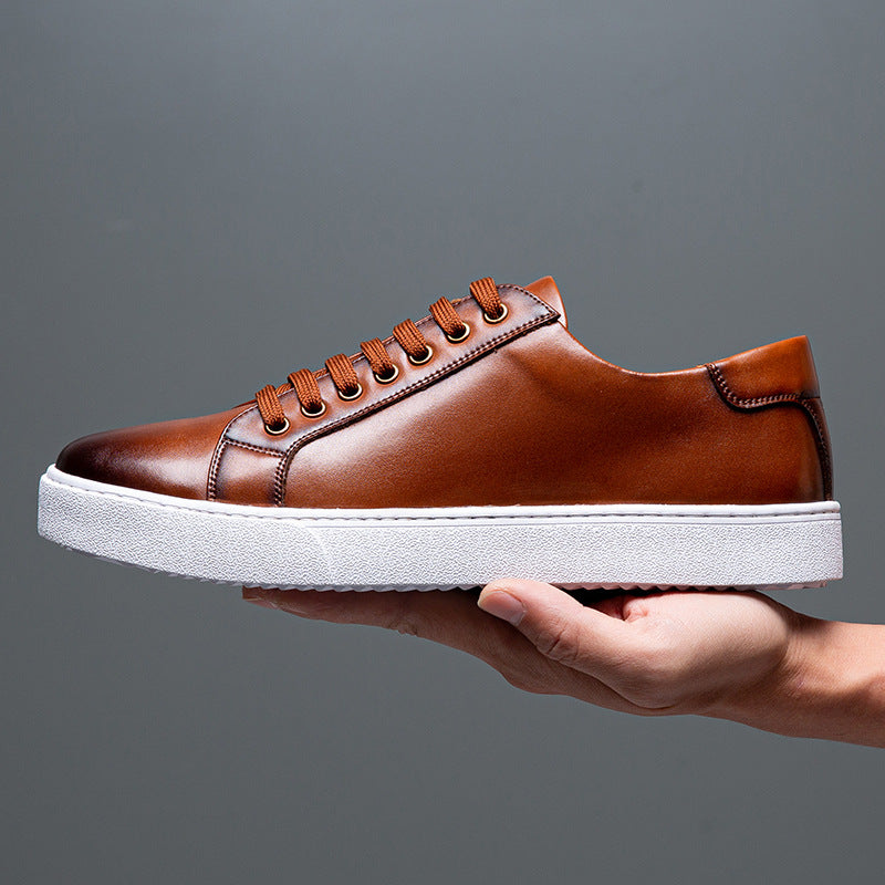 Deven - Classiques Baskets en Cuir pour Hommes