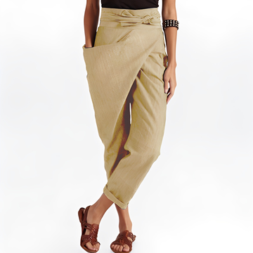 Courteney - Pantalon harem décontracté à taille haute pour femmes