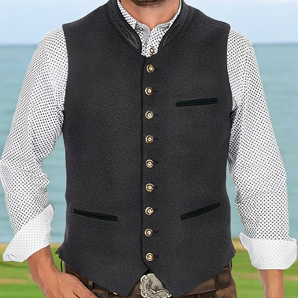 Bradford - Gilet élégant avec boutons pour hommes