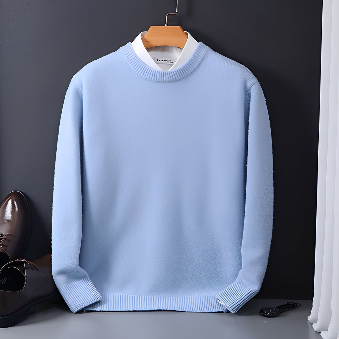 Inigo - Moderne, pull en cachemire coupe ample pour hommes