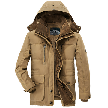 Tyrone - Chaude, épaisse veste avec capuche pour hommes
