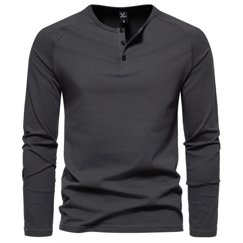 Malcom - Chemise manches longues simple et décontractée pour hommes