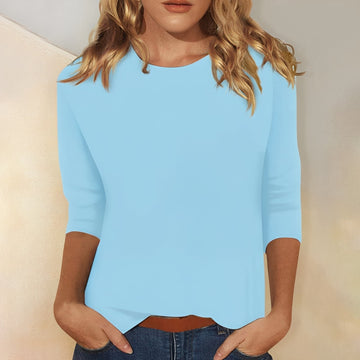 Katherina - T-shirt manches longues col rond pour femmes