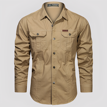Ranulph - Chemise Cargo à Manches Longues pour Hommes