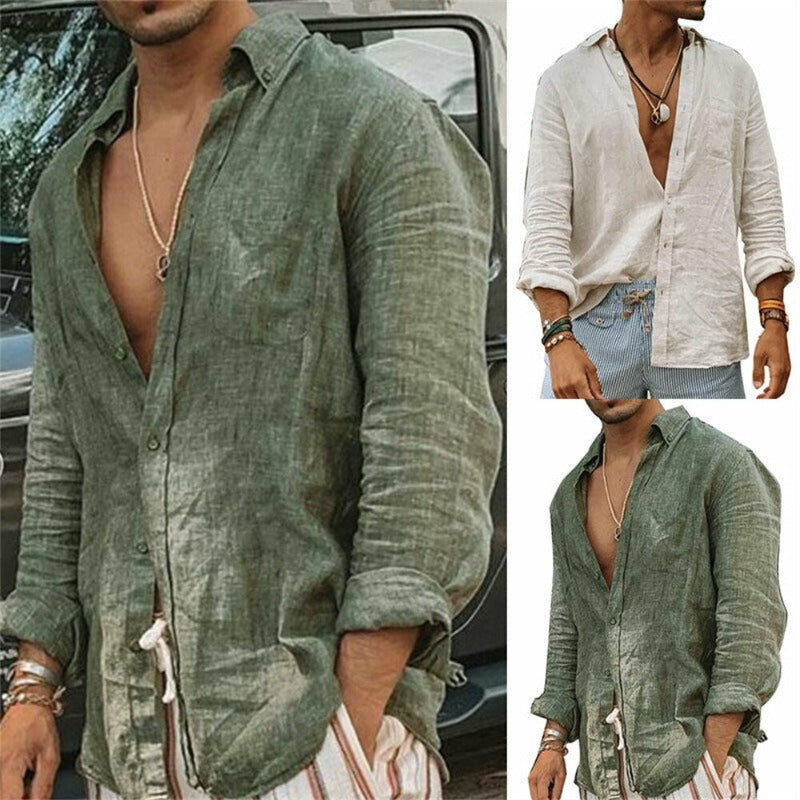 Harlo - Chemise élégante en lin pour homme
