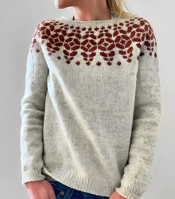 Christiana - Pull classique imprimé pour femmes