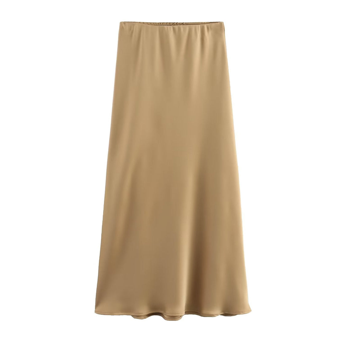 Vienna - Jupe simple en satin de soie pour femmes