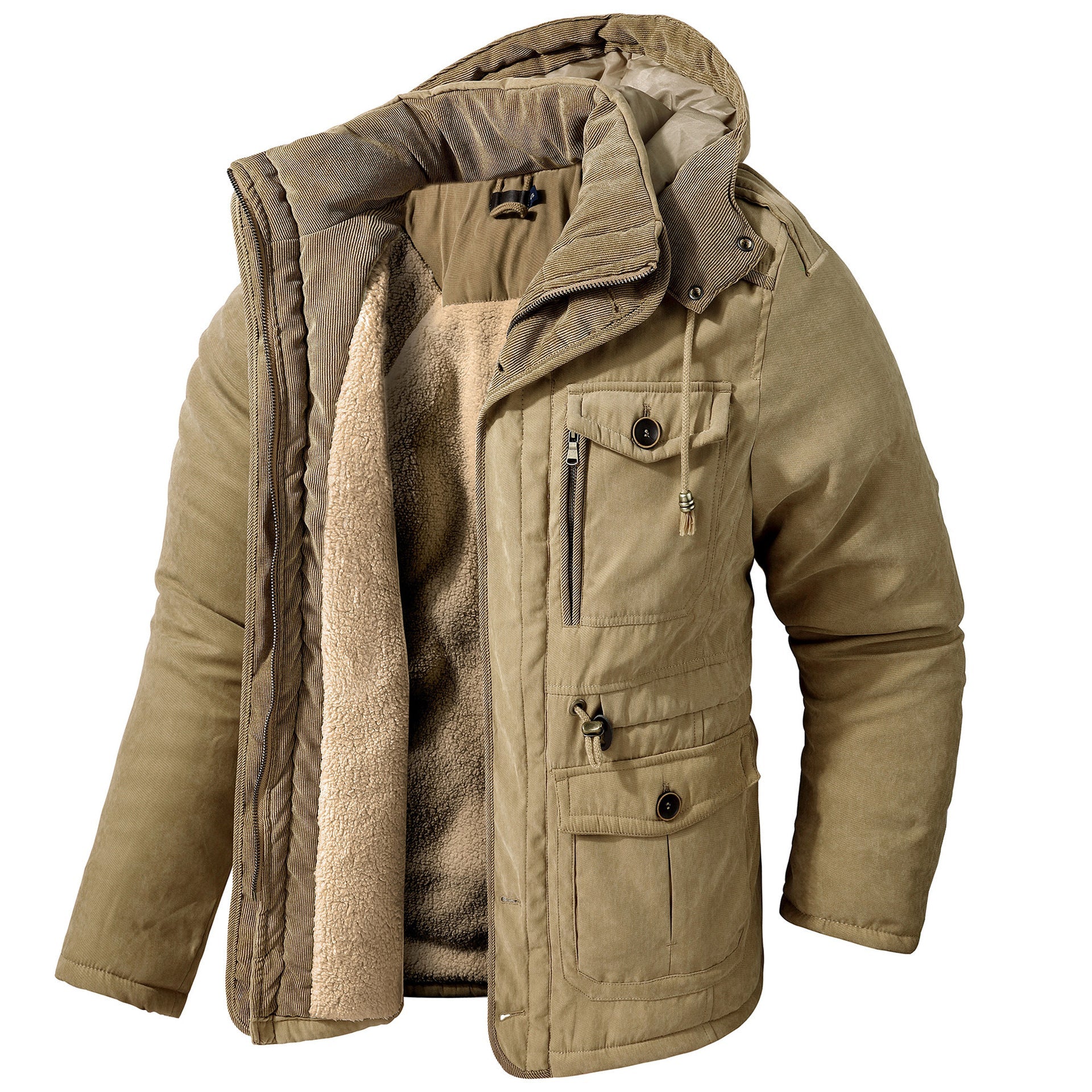Daren - Veste chaude avec capuche pour hommes