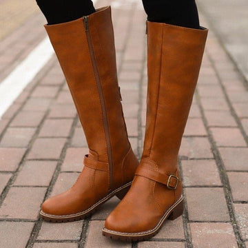 Marly - Bottines Décontractées avec Boucle Décorative pour Femmes
