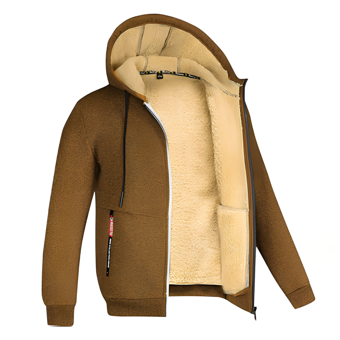 Davin - Veste en polaire décontractée avec capuche pour hommes