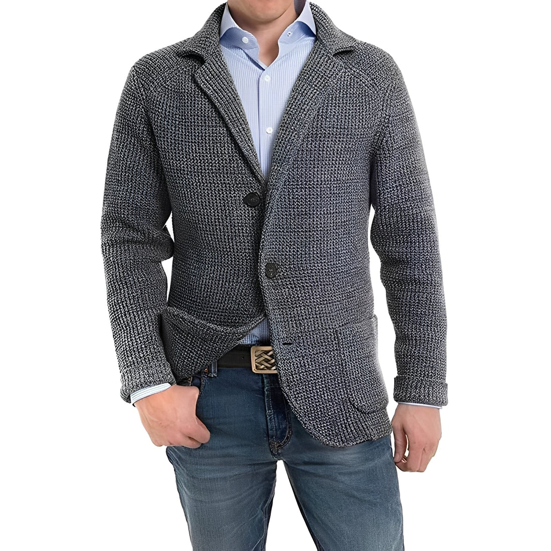 Richard - Veste élégante avec poches à rabat pour hommes