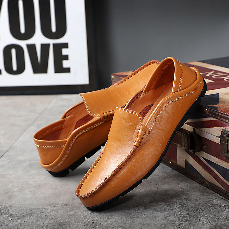 Edric - Mocassins en cuir formels et confortables pour hommes