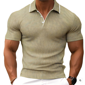 Florence - Polo décontracté avec boutons pour hommes