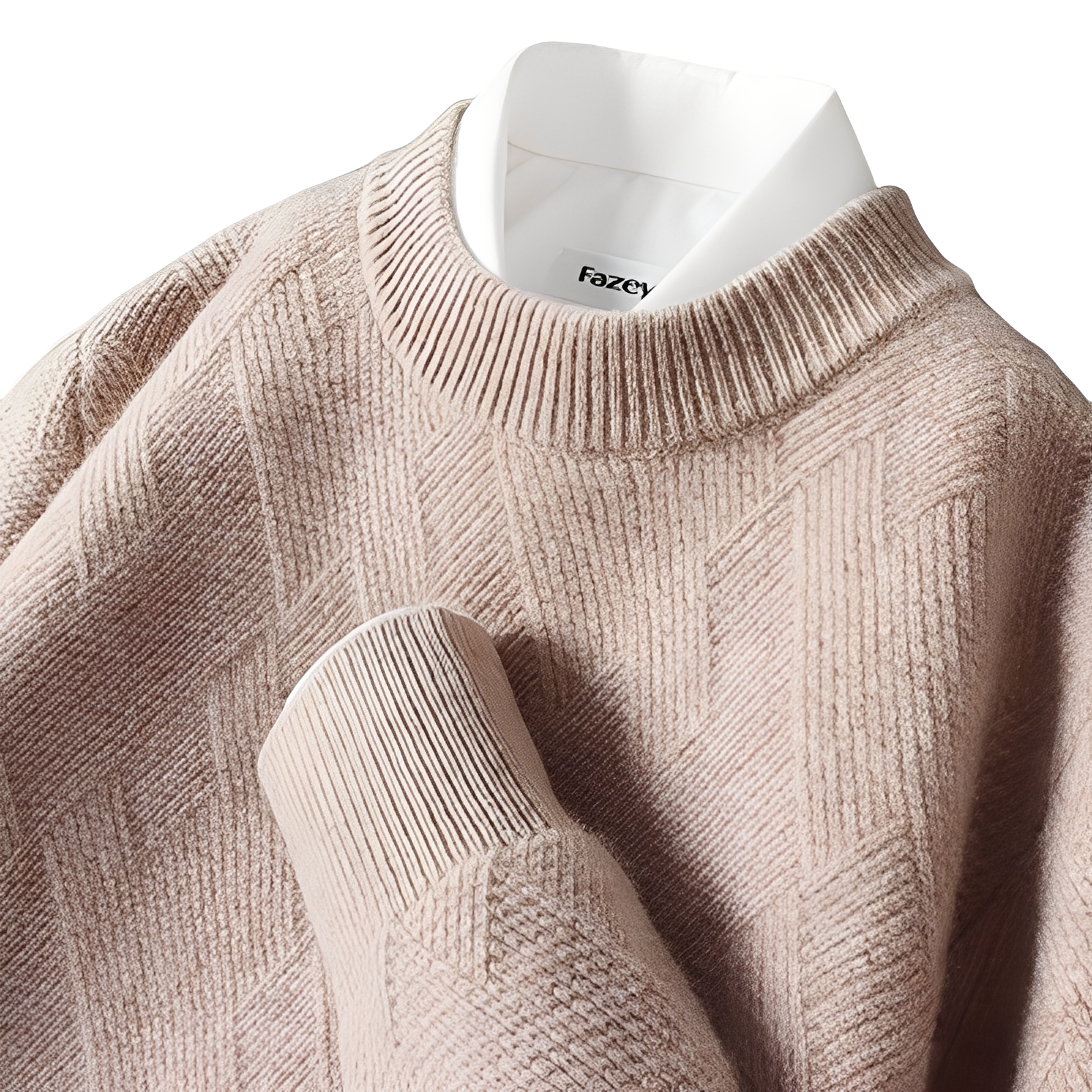 Winfred - Pull en cachemire pour hommes, coupe décontractée et élégante