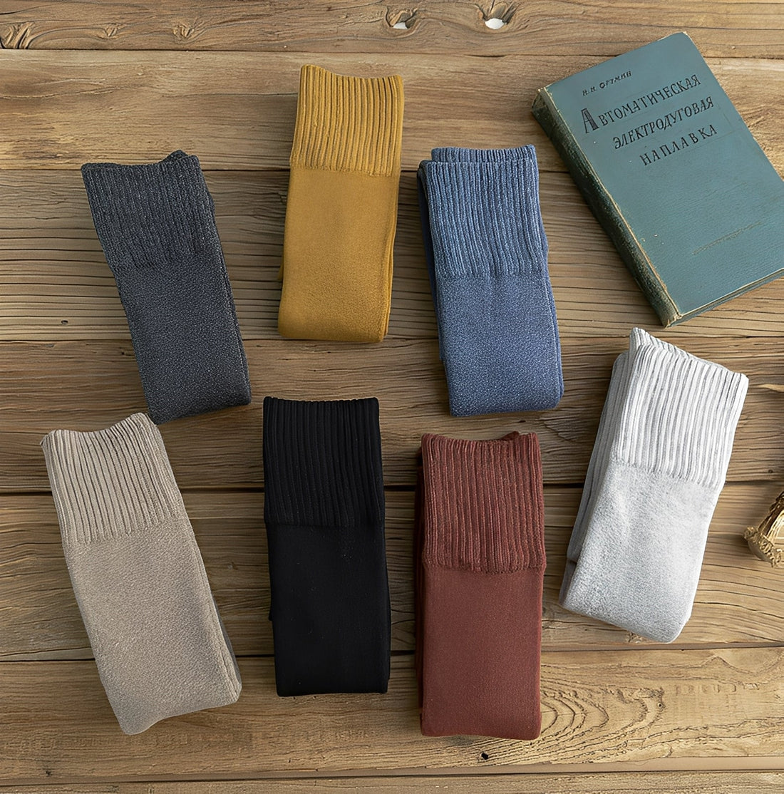 Stephany - Chaussettes thermiques épaisses en éponge pour femmes