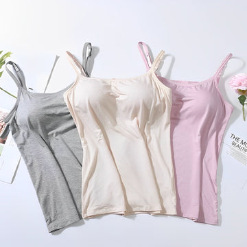 Elfrieda - Léger, confortable haut avec soutien-gorge pour femmes