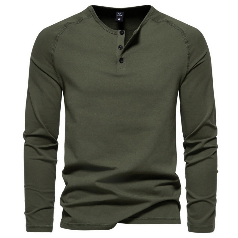 Malcom - Chemise manches longues simple et décontractée pour hommes